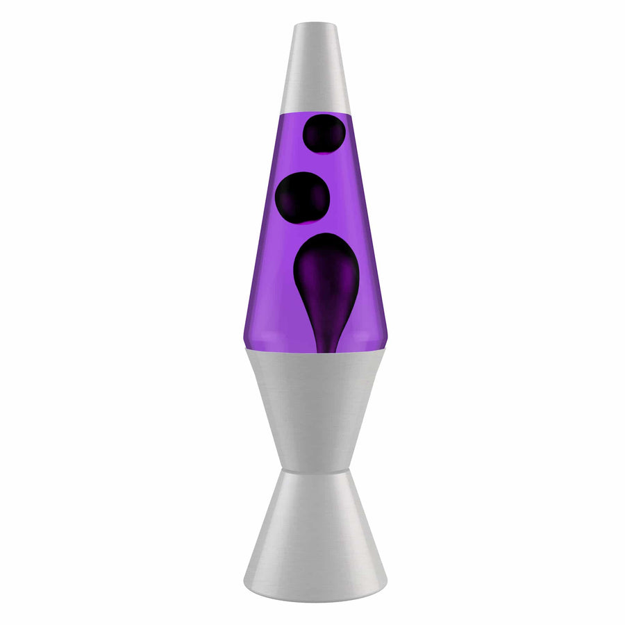 14.5’’ LAVA LAMP – BLACK & PURPLE H2