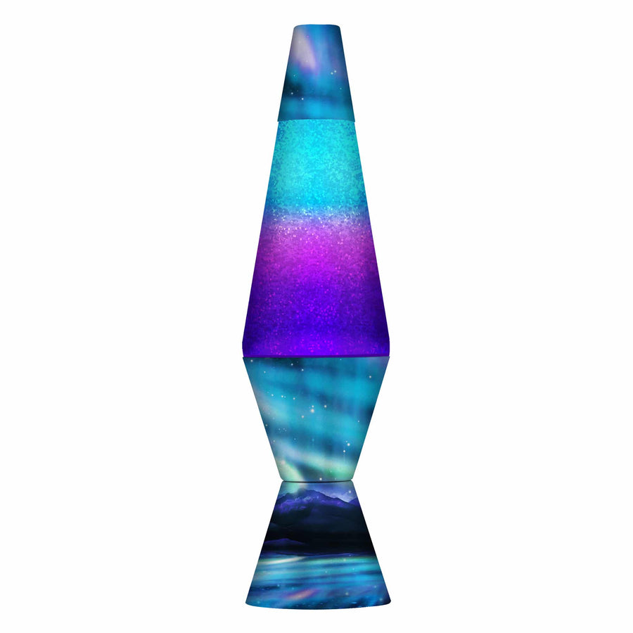 14.5″ LAVA LAMP COLORMAX NORTHERN LIGHTS – GLITTER V2