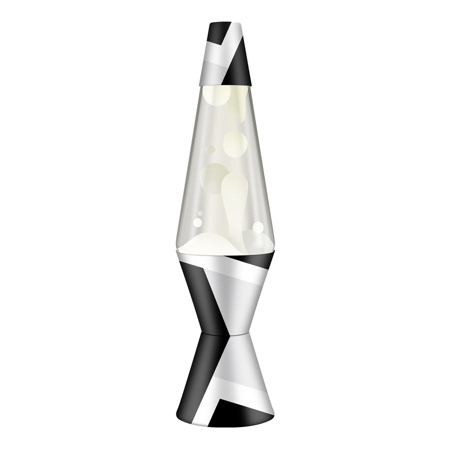 14.5″ LAVA LAMP POLYGONAL WHITE TONE M4