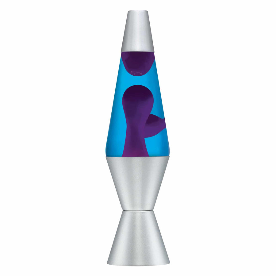 14.5″ LAVA LAMP – PURPLE/BLUE/SILVER K9