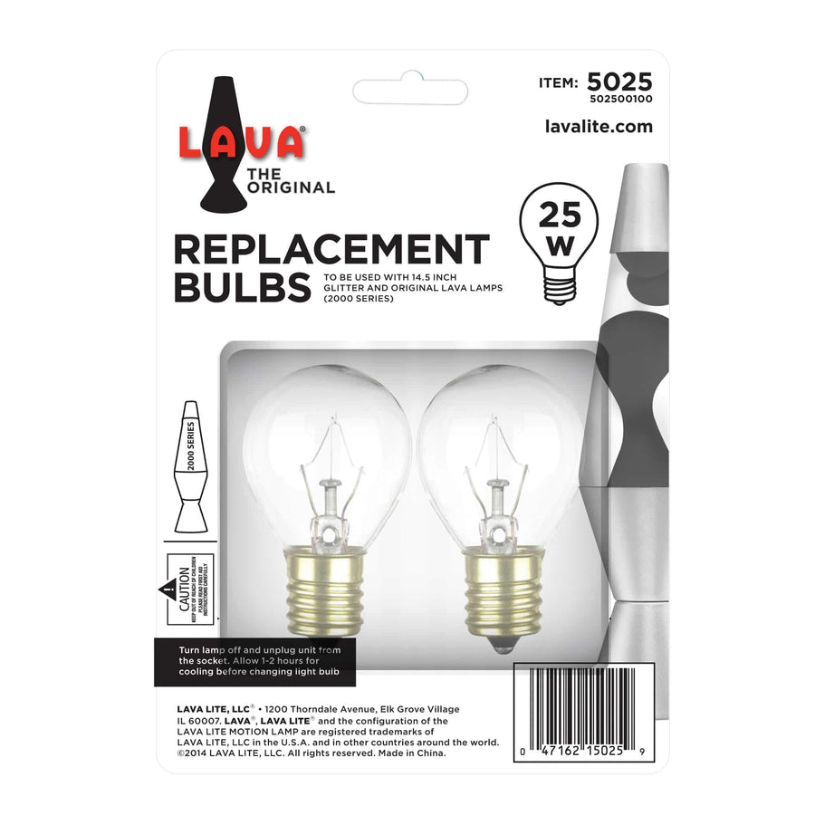 25W LAVA LAMP LIGHT BULB W/TRAY J1