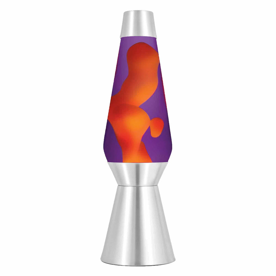 27″ LAVA LAMP GRANDE – YELLOW/PURPLE/SILVER F9